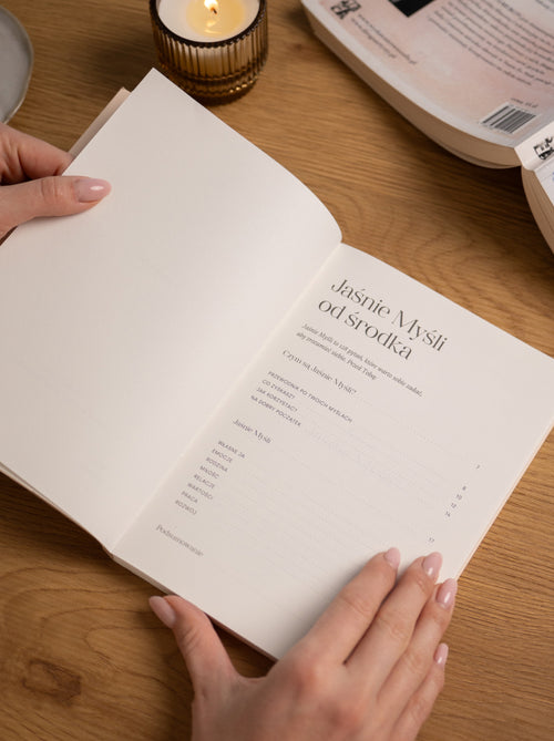 Dziennik Jaśnie Myśli otwarty na spisie treści