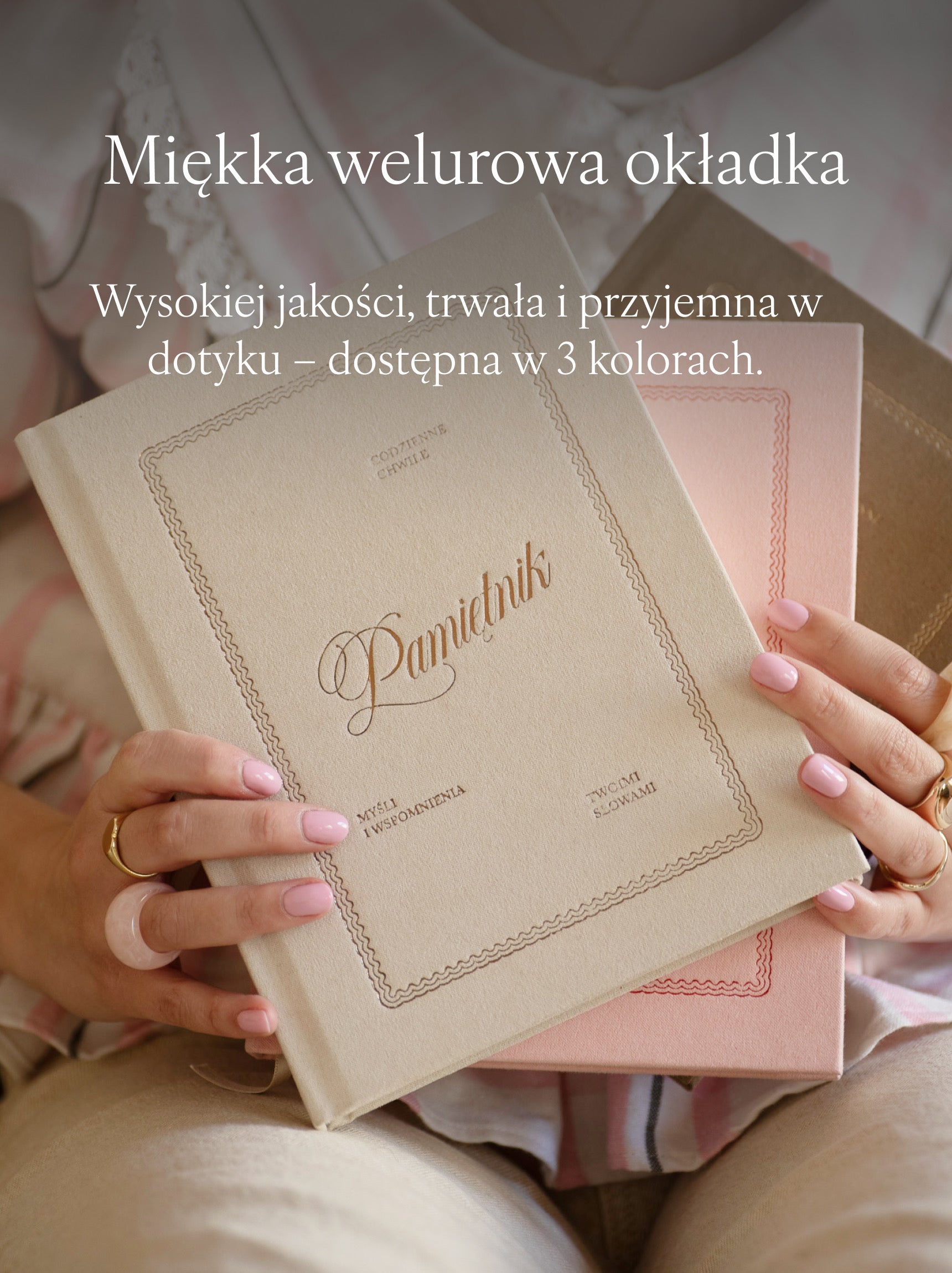 Wysokiej jakości trwała i wytrzymała welurowa okładka