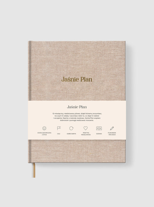 Beżowy Planer Jaśnie Plan - Packshot