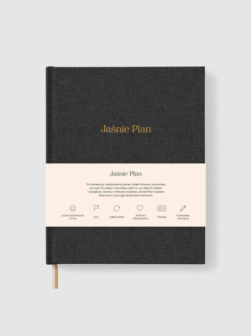 Grafitowy Planer Jaśnie Plan - Packshot