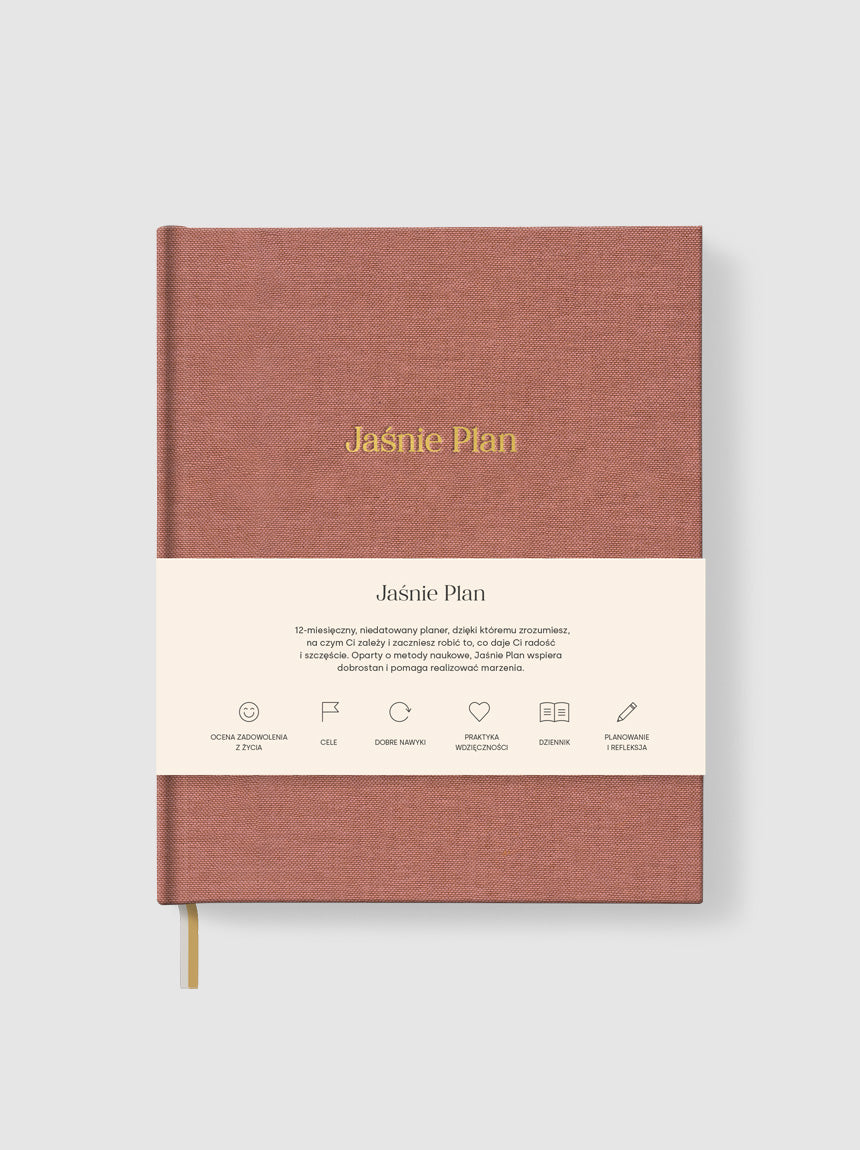 Różowy Planer Jaśnie Plan - Packshot