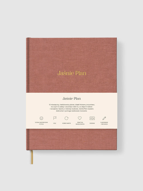 Różowy Planer Jaśnie Plan - Packshot