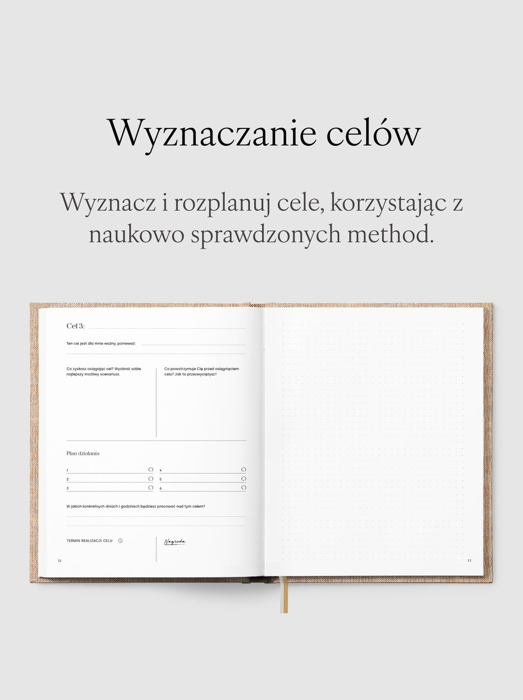 Rozkładówka przedstawiająca widok wyznaczania celów